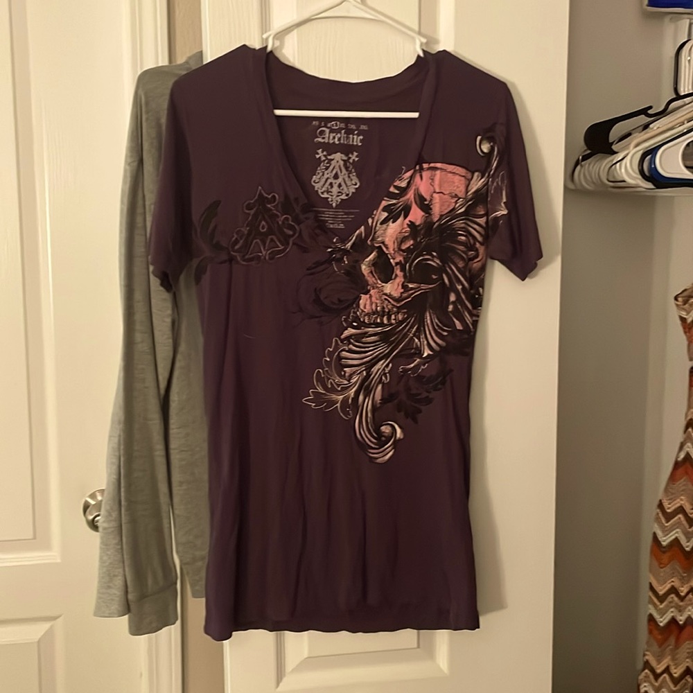 V neck shirt